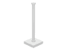 Support 2 x 2 x 5 Bar on Tile Base with Solid Stud and Stop Ring