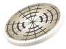 Road Sign 2 x 2 Round with Clip with Radar Dish Pattern
