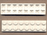 Plate 2 x 8 with Waffle Bottom