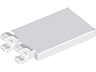 Tile, Modified 2 x 3 with 2 Open O Clips