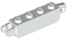 Hinge Brick 1 x 4 Locking with 1 Finger Vertical End and 2 Fingers Vertical End