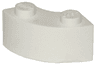 Brick, Round Corner 2 x 2 Macaroni without Stud Notch