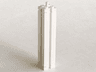 Support 2 x 2 x 8 with Channels and Top Peg, Smooth on All Sides