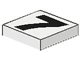 Tile 2 x 2 with Black Number  7 Pattern