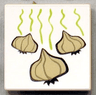 Tile 2 x 2 with Garlic Pattern
