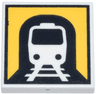 Tile 2 x 2 with Train in Tunnel Pattern