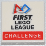 Tile 2 x 2 with 'FIRST LEGO LEAGUE CHALLENGE' Pattern