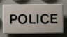 Tile 1 x 2 with 'POLICE' Pattern