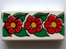 Tile 1 x 2 with Scala Flower Pattern