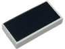 Tile 1 x 2 with Black Surface Pattern