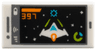 Tile 1 x 2 with Cell Phone / Smartphone Space Video Game Pattern