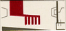 Tile 1 x 2 with X-wing Fighter Pattern Model Left Side