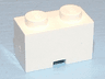 Brick, Modified 1 x 2 with Cable Holding Cutout
