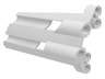 Technic, Panel Fairing # 3 Large Long, Large Holes, Side A