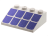 Slope 33 3 x 4 with Violet Roof Tiles Pattern