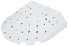 Windscreen 6 x 6 x 1 1/3 Curved with Dark Bluish Gray Dots and Light Bluish Gray Shadows Pattern