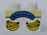 Duplo, Brick 2 x 2 with Bananas Box Pattern