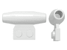 Engine, Smooth Small, 1 x 2 Side Plate without Axle Holders