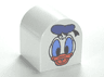 Duplo, Brick 2 x 2 x 2 Slope Curved Double with Donald Duck Pattern