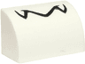 Slope, Curved 1 x 2 with Bottom Stud Holder with Jagged Black Line Pattern (Super Mario Dry Bones Mouth)