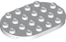 Plate, Round 4 x 6 Oval