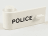 Door 1 x 3 x 1 Left with 'POLICE' Pattern
