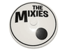 Dish 4 x 4 Inverted (Radar) with Solid Stud with Black Circle, Dot and 'THE MIXIES' Pattern