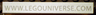 Tile 1 x 8 with 'WWW.LEGOUNIVERSE.COM' Pattern thin font