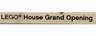 Tile 1 x 8 with 'LEGO House Grand Opening' Pattern