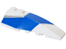 Wedge 6 x 2 Right with Blue and Silver Wraparound Pattern