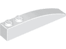 Slope, Curved 6 x 1 with 2 Studs