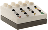 Duplo Sound Effects Brick 4 x 4 with Dark Gray Base and Castle Sounds