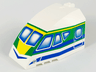 Windscreen 8 x 6 x 4 Canopy with Hinge and Airliner Cockpit Blue/Green Pattern
