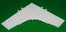 Wedge, Plate 16 x 16 x 1 with 4 Pins