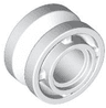 Wheel 11mm D. x 8mm with Center Groove, 4 Spokes