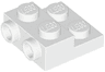Plate, Modified 2 x 2 x 2/3 with 2 Studs on Side - Hollow Bottom Tube