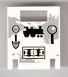 Container, Box 2 x 2 x 2 Door with Slot with Locomotive Controls Pattern