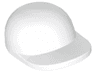 Minifigure, Headgear Cap - Short Curved Bill