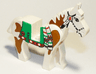Horse with Green Blanket, Left Side Red Hand Pattern