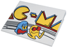 Slope 10 6 x 8 with PAC-MAN Sign Center Piece, Yellow, Medium Blue, and Red 'C-M', Ghost and Black Lines Pattern
