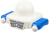 Primo Plate 1 x 1 with Blue Mudguards with Sheriff Star Pattern
