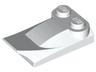 Slope, Curved 3 x 2 x 2/3 with 2 Studs, Wing End