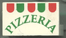 Panel 1 x 2 x 1 with Green 'PIZZERIA' Pattern