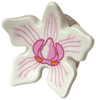 Minifigure, Headgear Hood with 5 Large Petals with Bright Pink and Dark Pink Orchid Flower Pattern