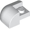 Slope, Curved 2 x 2 Corner Round with Recessed Stud