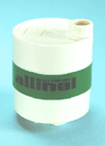 Duplo Container Oil Drum 2 x 2 x 2 with Green Band and 'ALL FOR ONE allinol' Pattern