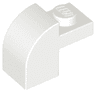 Slope, Curved 2 x 1 x 1 1/3 with Recessed Stud