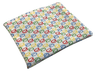 Duplo, Doll Cloth Pillow with Blue, Lime, Red and Yellow Bunny Pattern