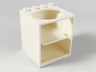 Container, Cupboard 4 x 4 x 4 with Elliptical Hole for Sink