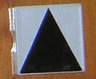 Duplo, Tile 2 x 2 with Shape Black Isosceles Triangle Pattern